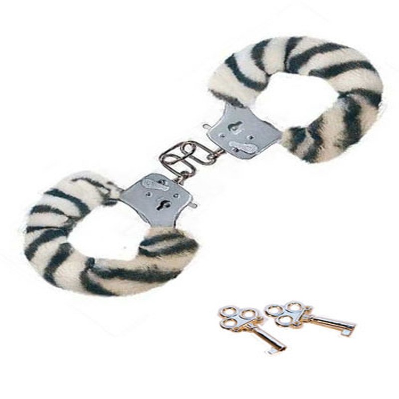 ALGEMAS COM PELÚCIA FURRY FUN ZEBRA TOYJOY - Image 3