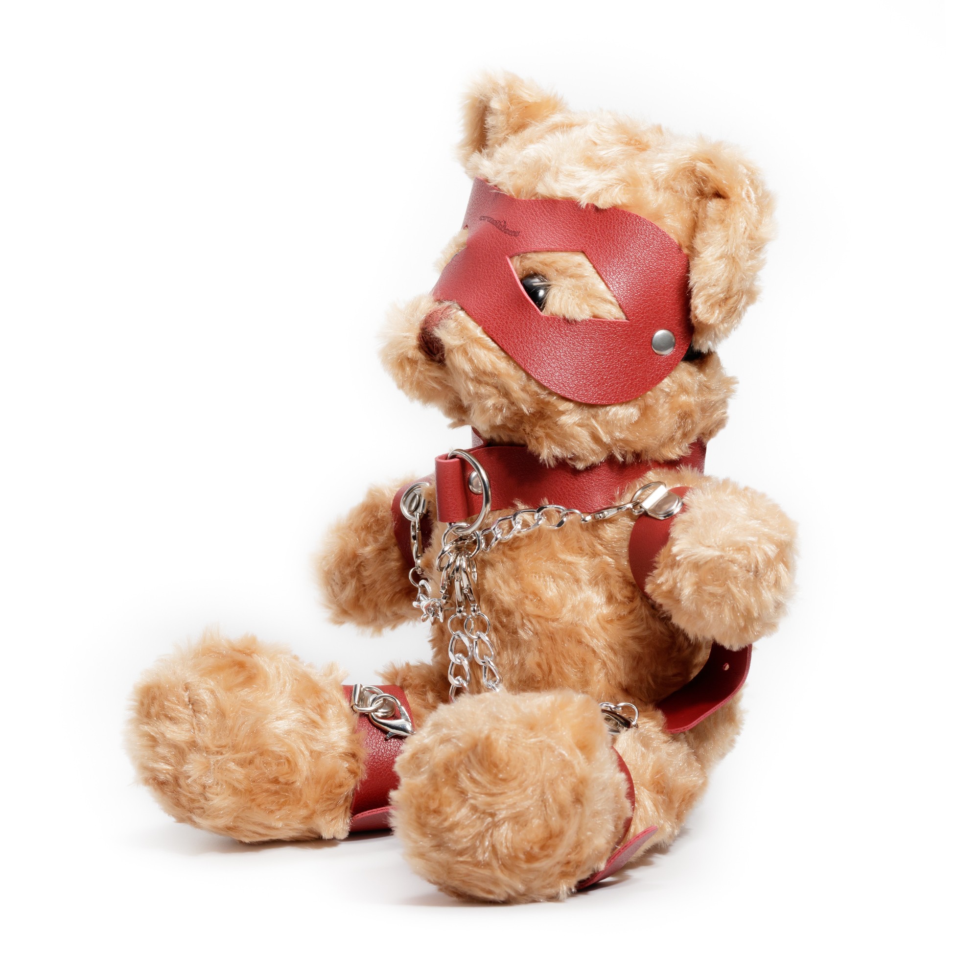 URSO DE PELÚCIA BONDAGE CRUSHITO VERMELHO 31CM CRUSHIOUS - Image 3