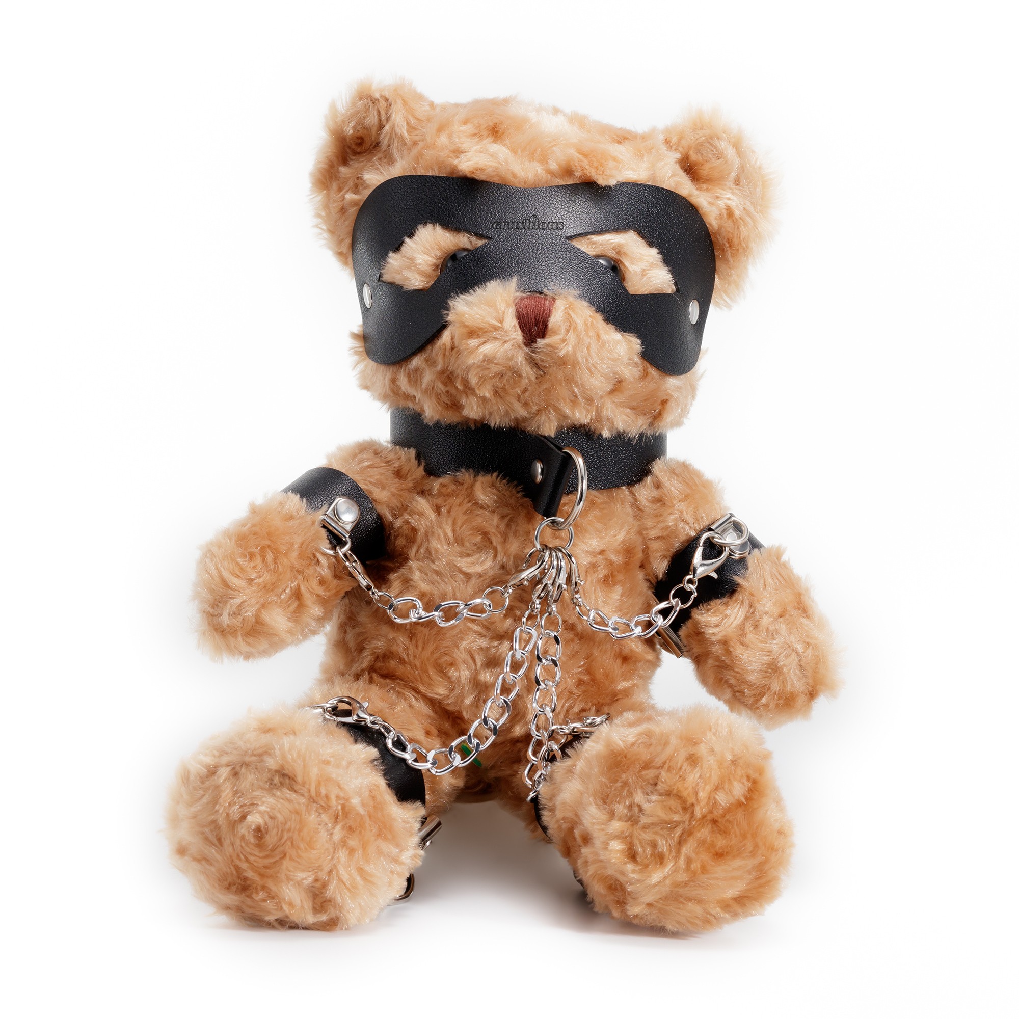 URSO DE PELÚCIA BONDAGE CRUSHITO PRETO 31CM CRUSHIOUS - Image 7