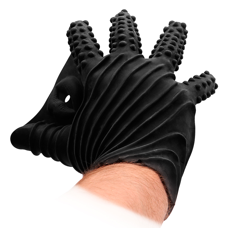 LUVA ESTIMULANTE DE SILICONE FIST IT PRETA - Image 2