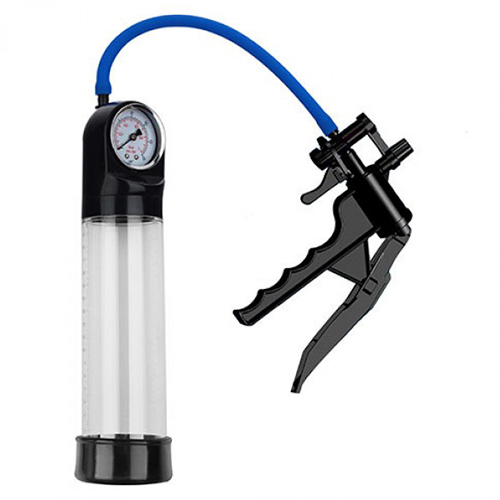 BOMBA PARA O PÉNIS COM MEDIDOR PRESSURE TOUCH GUN TRANSPARENTE - Image 3