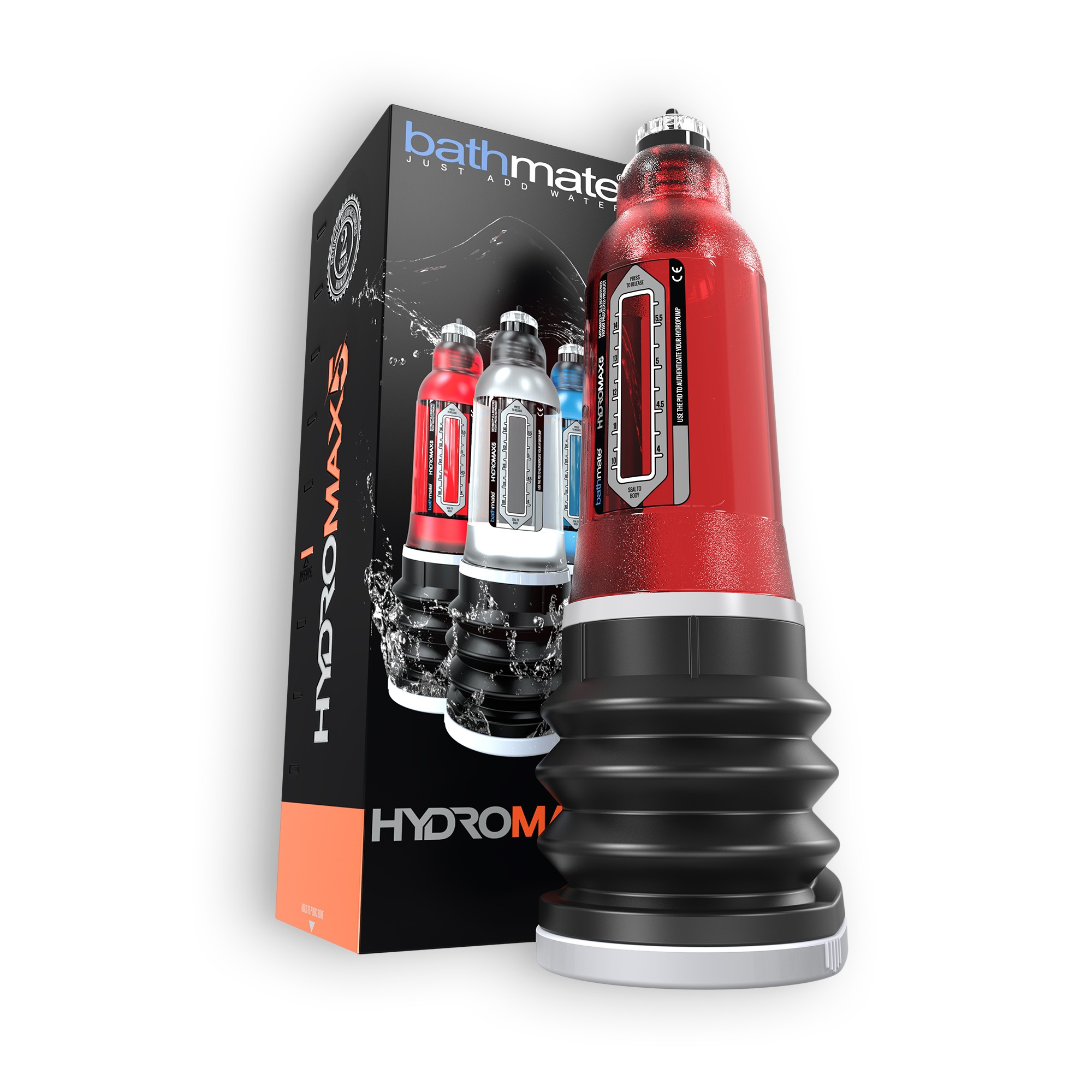 BOMBA PARA O PÉNIS BATHMATE HYDROMAX 5 VERMELHA - Image 4