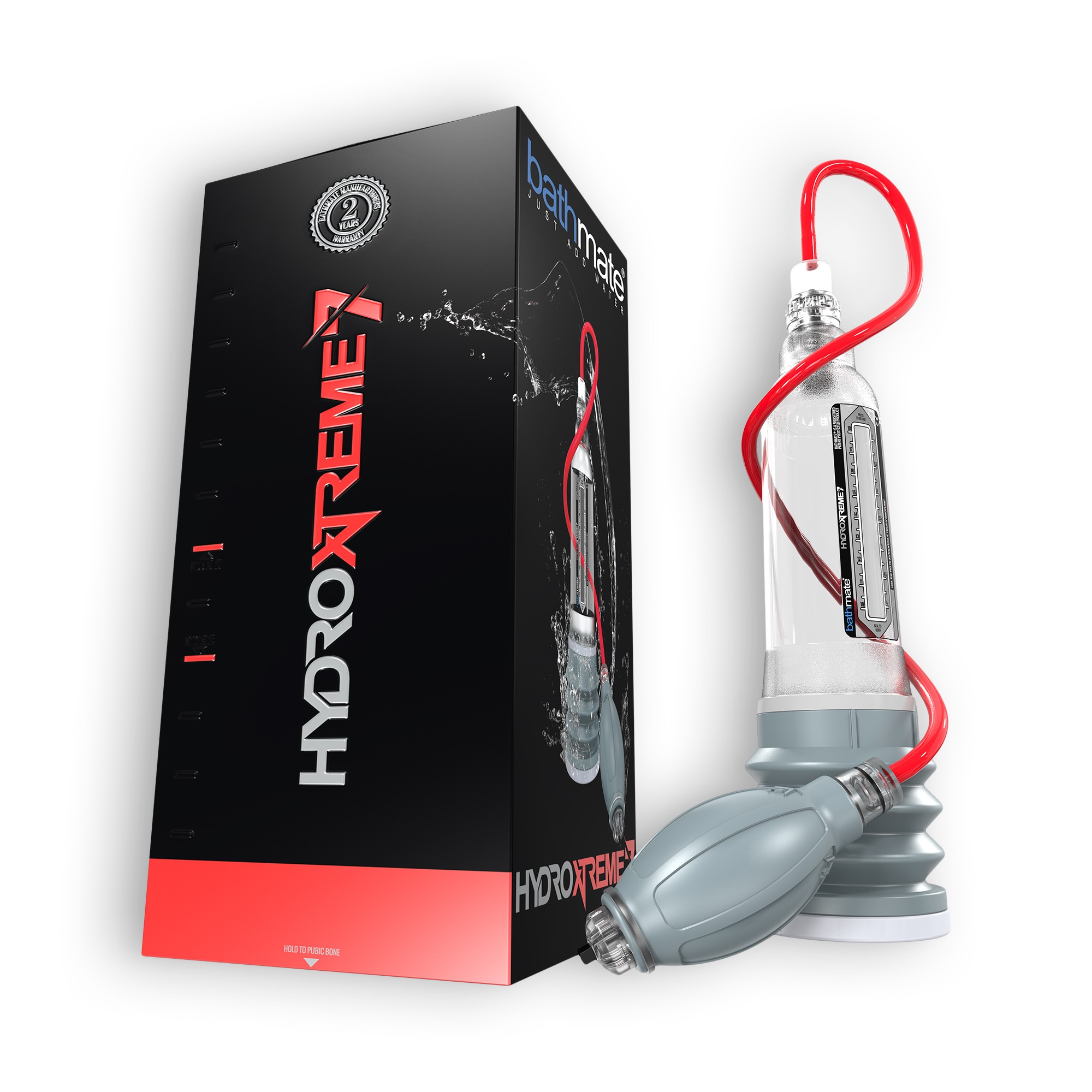 BOMBA COM ACESSÓRIOS BATHMATE HYDROXTREME 7 TRANSPARENTE - Image 3