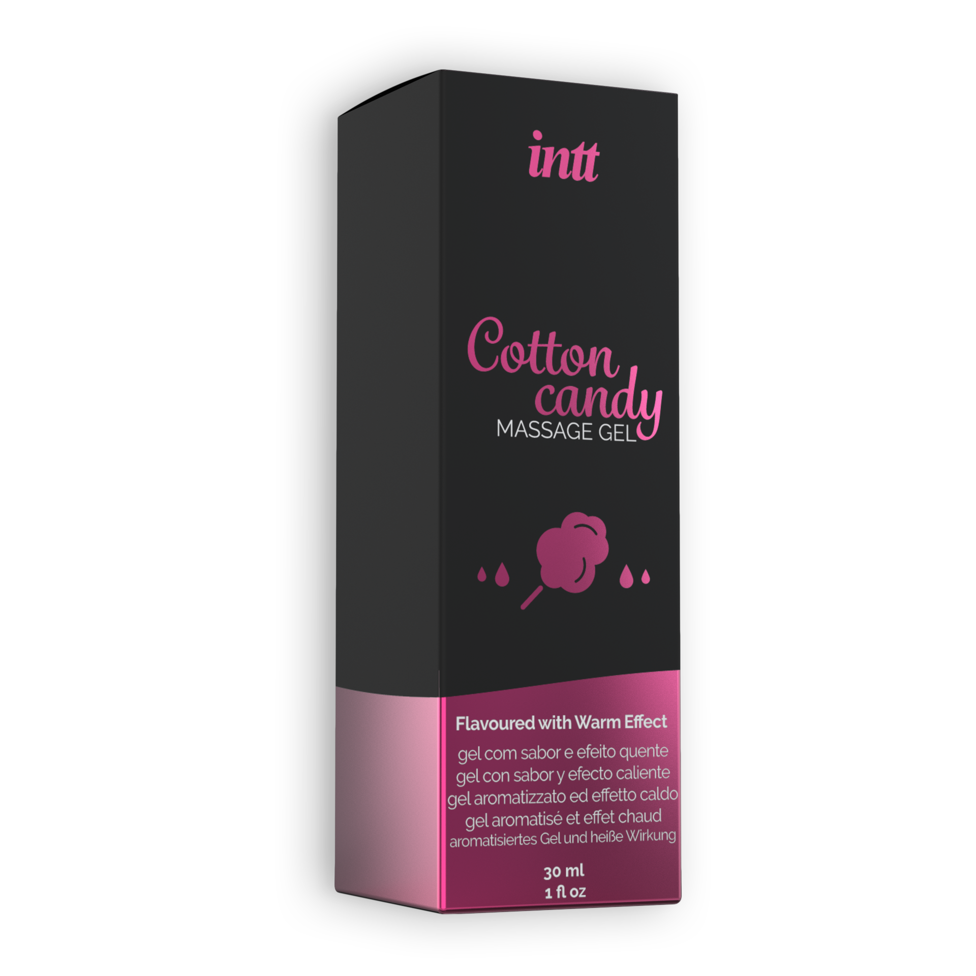 GEL DE MASSAGEM COM SABOR A ALGODÃO DOCE INTT 30ML - Image 2