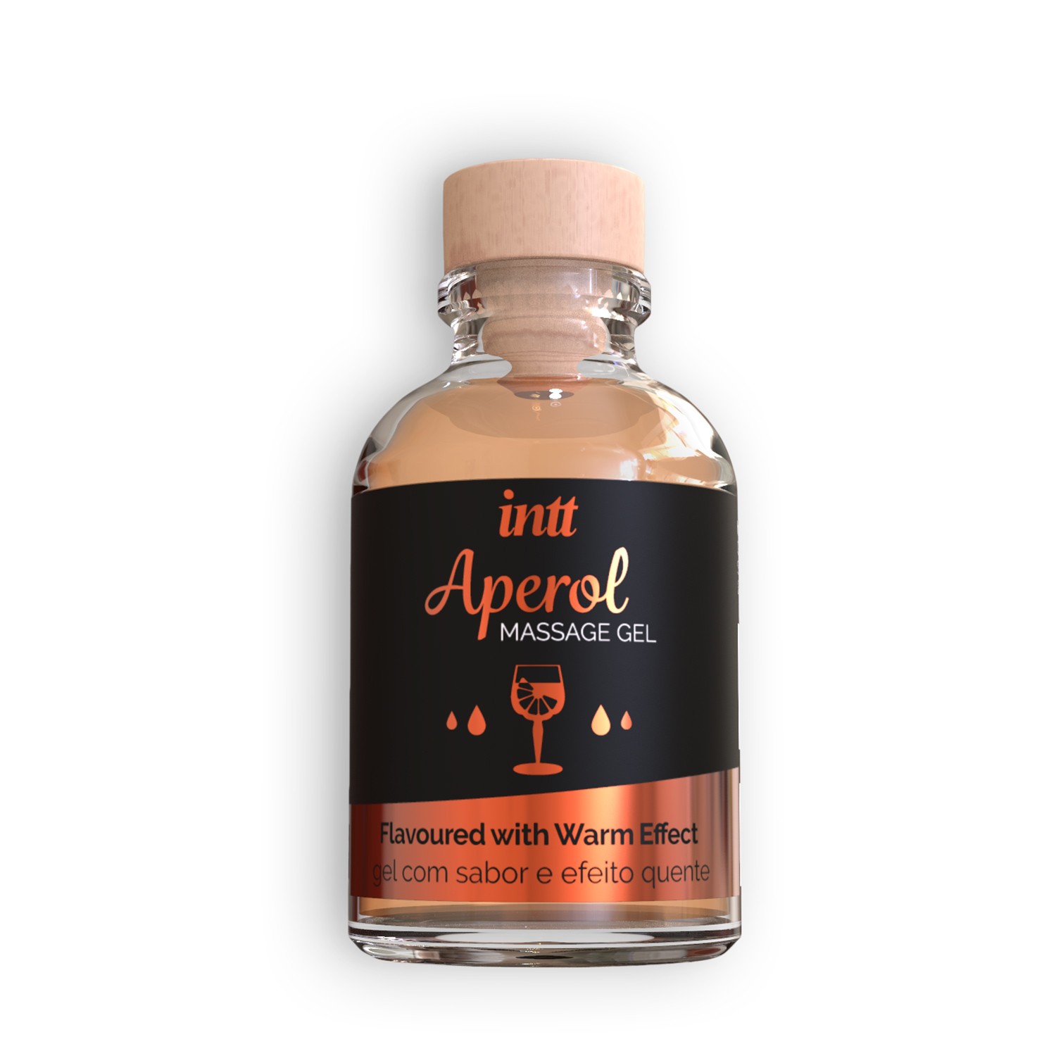 GEL DE MASSAGEM COM SABOR A APEROL INTT 30ML - Image 3