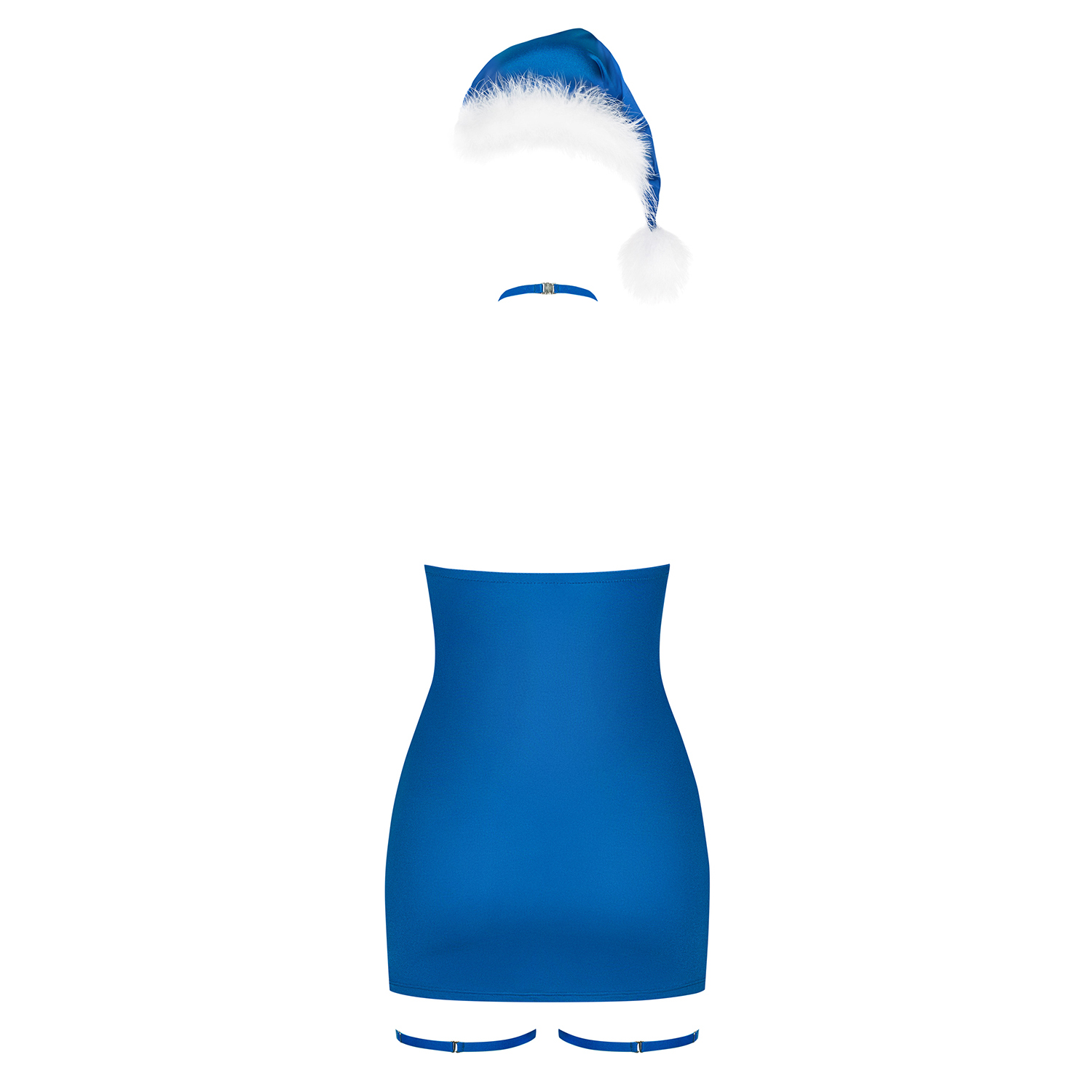 VESTIDO KISSMAS RED OBSESSIVE AZUL - Image 3