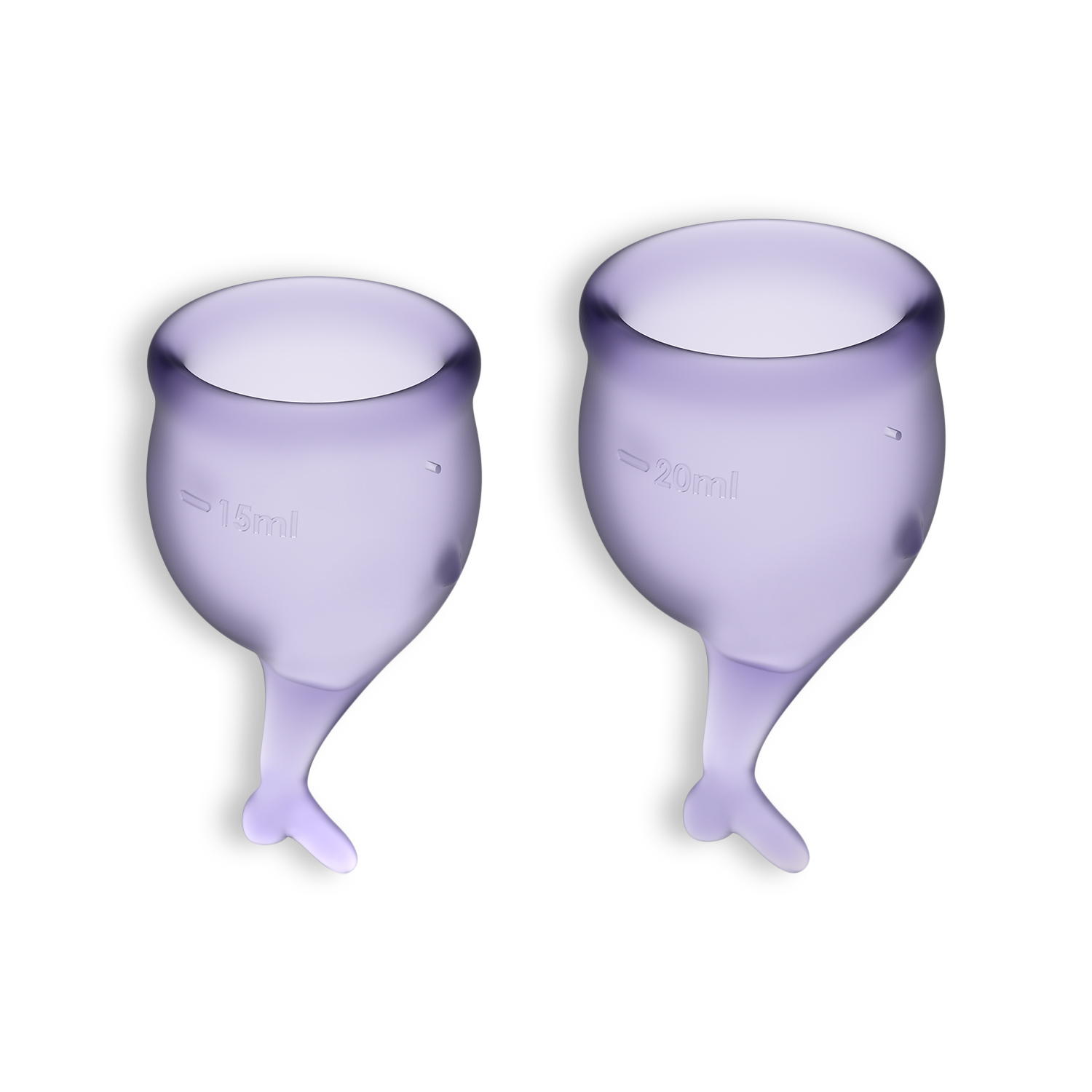 CONJUNTO DE 2 COPOS MENSTRUAIS FEEL SECURE SATISFYER LILÁS - Image 2