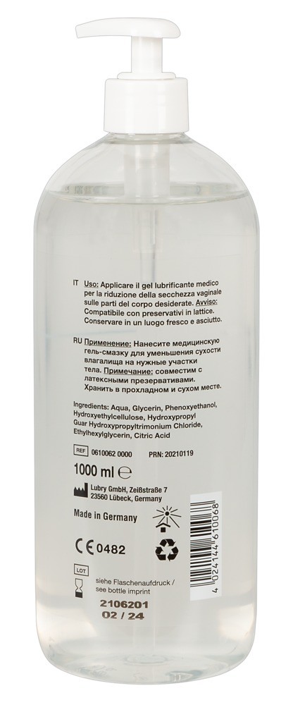LUBRIFICANTE À BASE DE ÁGUA JUST GLIDE 1000ML - Image 2