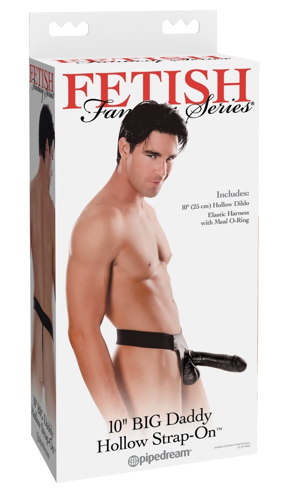 STRAP-ON OCO 10'' BIG DADDY HOLLOW FETISH FANTASY SERIES PRETO - Image 3