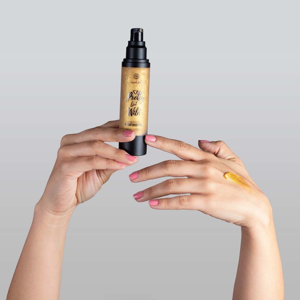 ÓLEO CORPORAL BRILHANTE GLOW BODY OIL PRETTY BUT WILD SECRET PLAY 50ML - Image 6