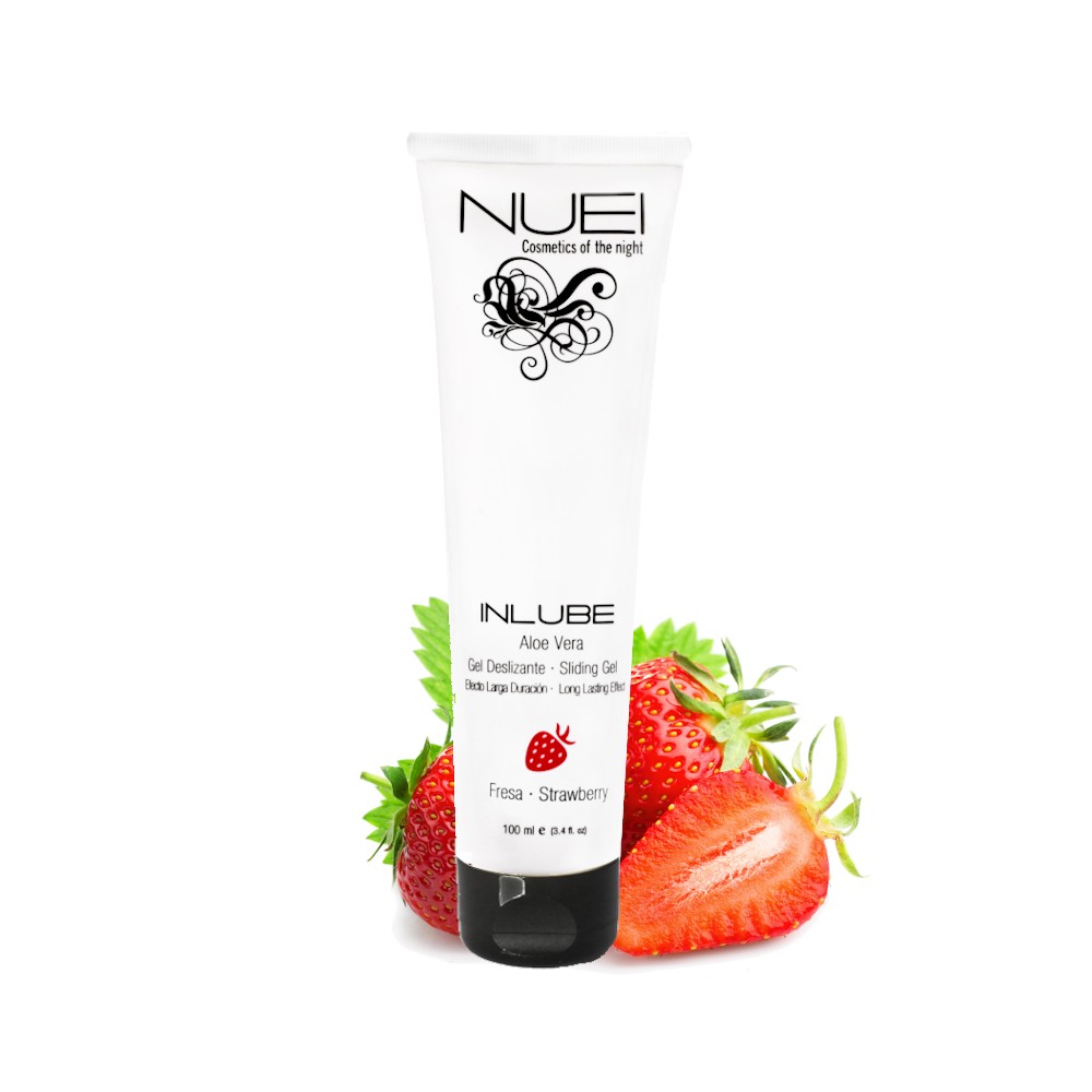 LUBRIFICANTE À BASE DE ÁGUA MORANGO INLUBE NUEI 100ML - Image 2