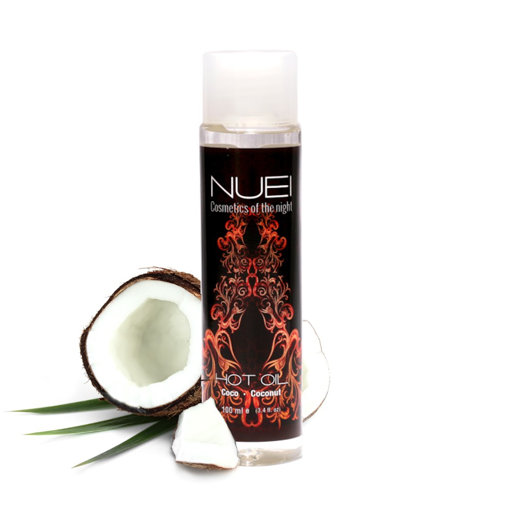 ÓLEO DE MASSAGEM COM EFEITO CALOR COCO HOT OIL NUEI 100ML - Image 2
