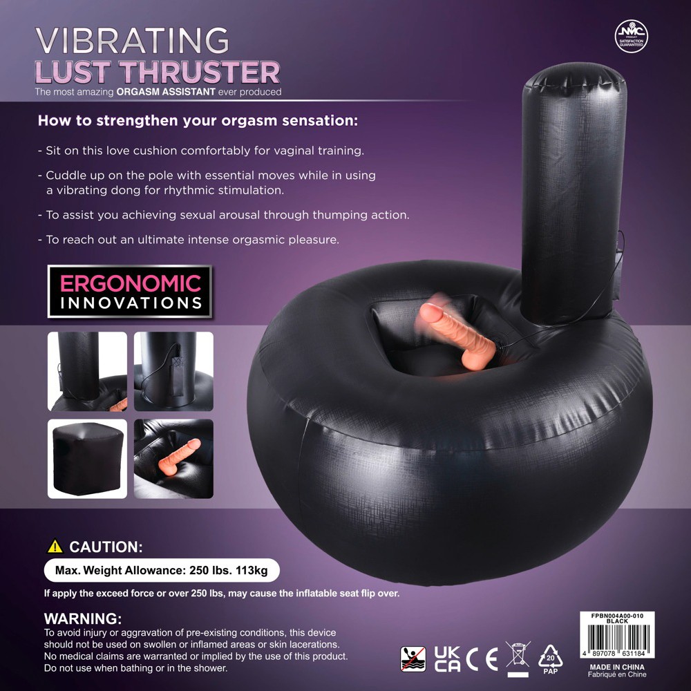 ASSENTO INSUFLÁVEL VIBRATING LUST THRUSTER NMC - Image 9