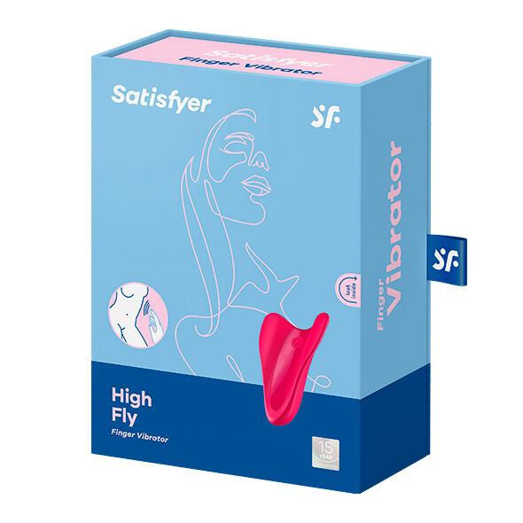 SATISFYER HIGH FLY FINGER VIBRATOR FUCHSIA - Image 4