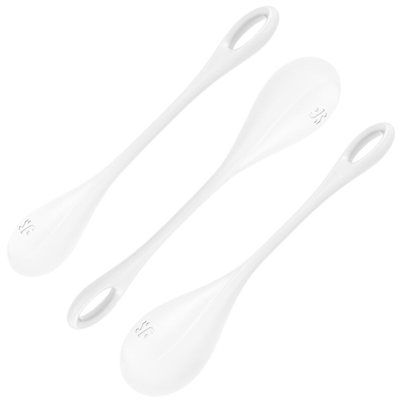 CONJUNTO DE TREINAMENTO SATISFYER YONI POWER 1 - BRANCO