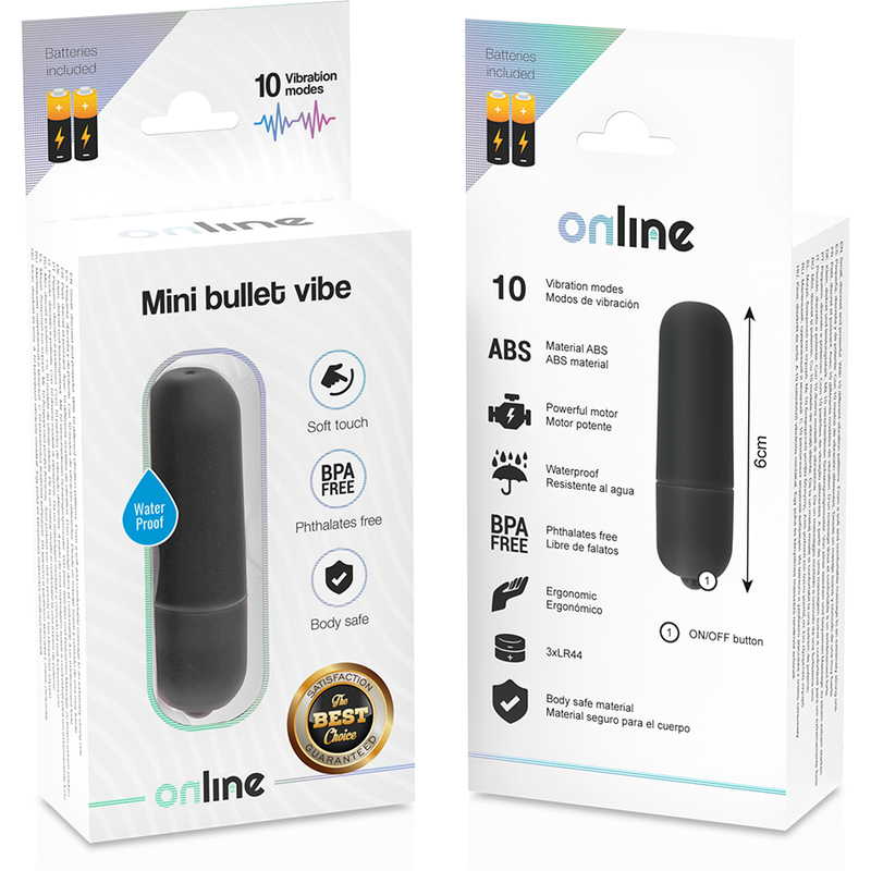 ONLINE- MINI BALA VIBRANTE PRETA - Image 4