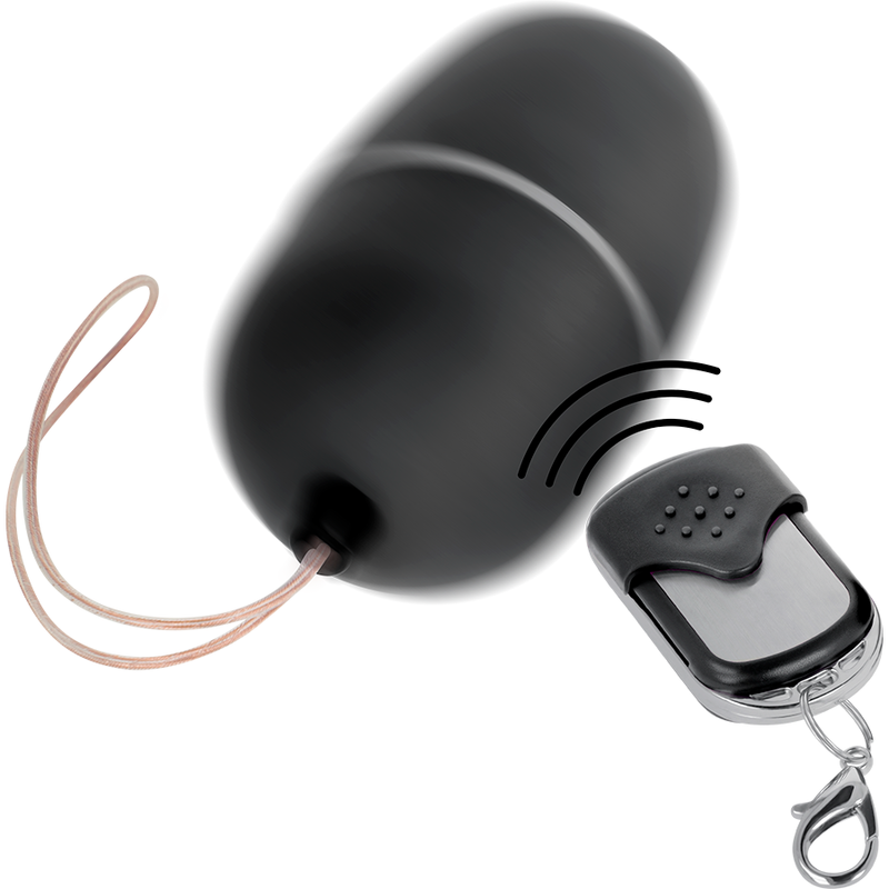 ONLINE- OVO VIBRANTE COM CONTROLE REMOTO M PRETO - Image 2
