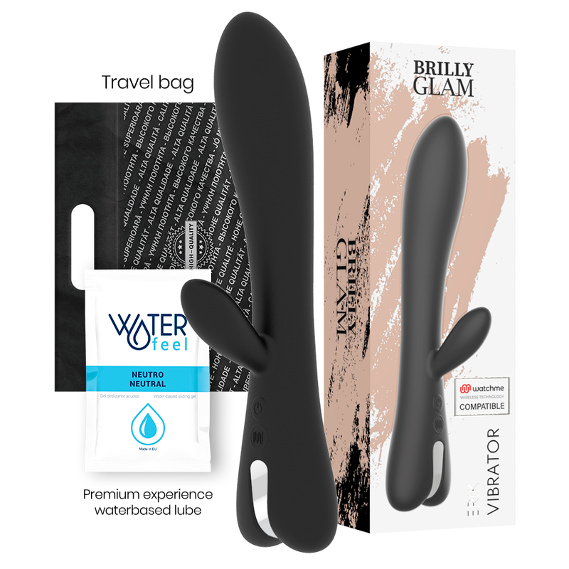 BRILLY GLAM - VIBRADOR ERIK COMPATÍVEL COM A TECNOLOGIA WATCHME WIRELESS