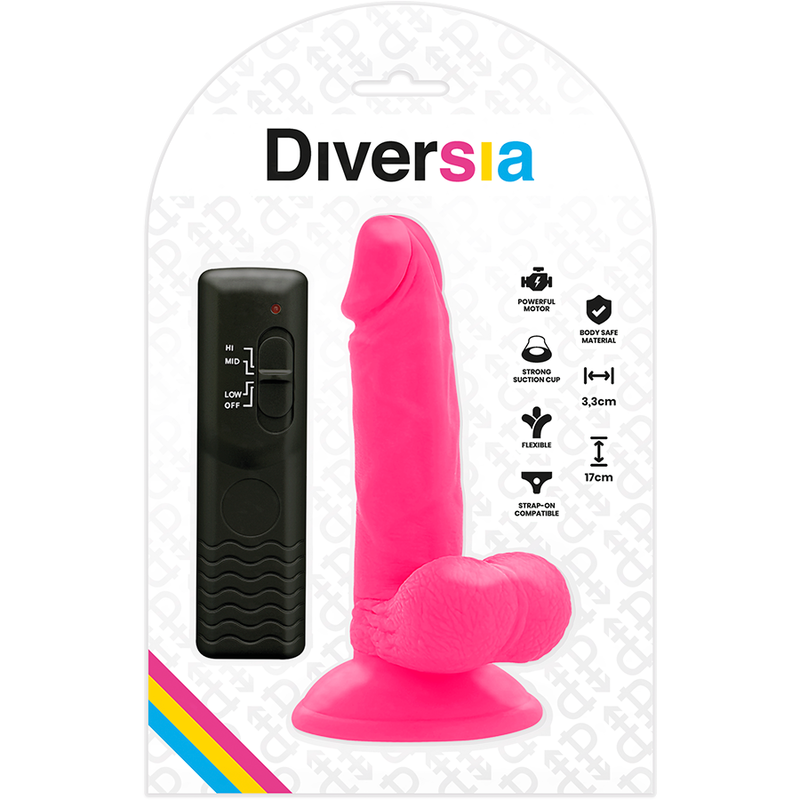 DIVERSIA - FLEXÍVEL VIBRAÇÃO VIBRAÇÃO 17 CM - ROSA - Image 6