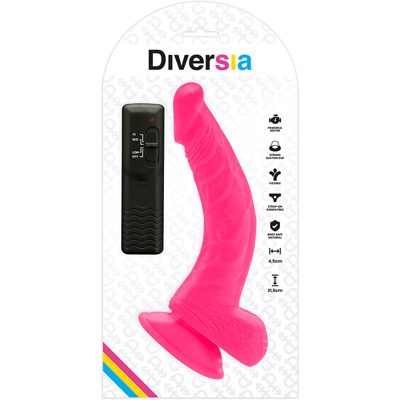 DIVERSIA - VIBRAÇÃO FLEXÍVEL DIVERSIA 21,5 CM - ROXO - Image 6