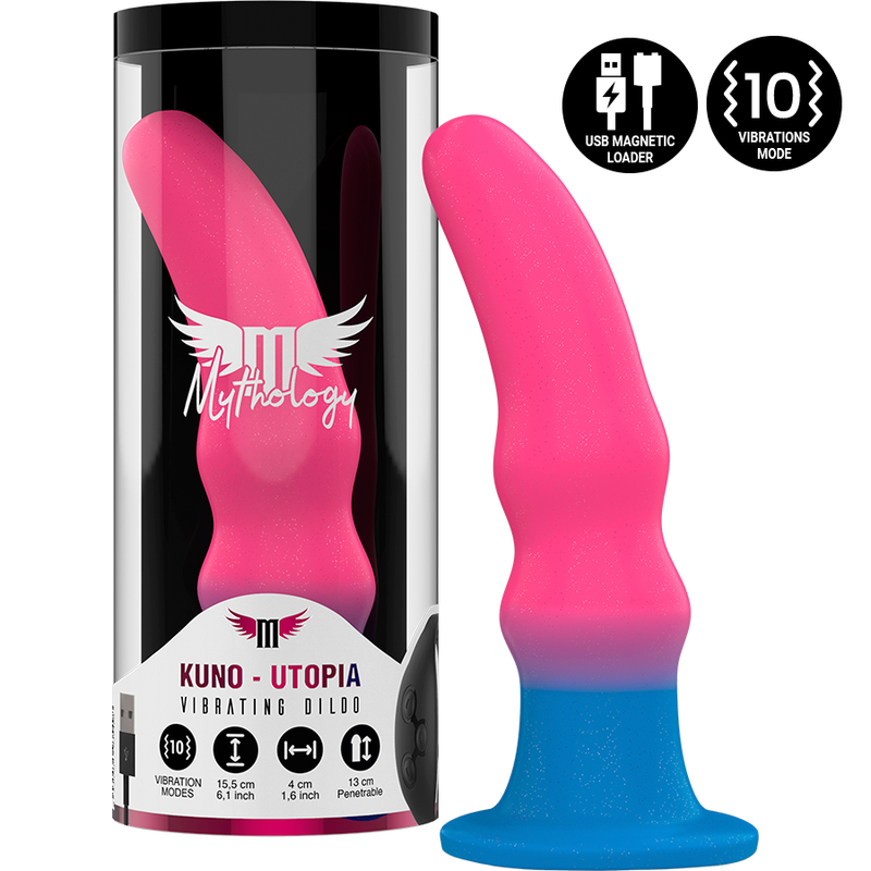 MYTHOLOGY KUNO UTOPIA DILDO M - VIBRADOR WATCHME TECNOLOGIA SEM FIO COMPATÍVEL