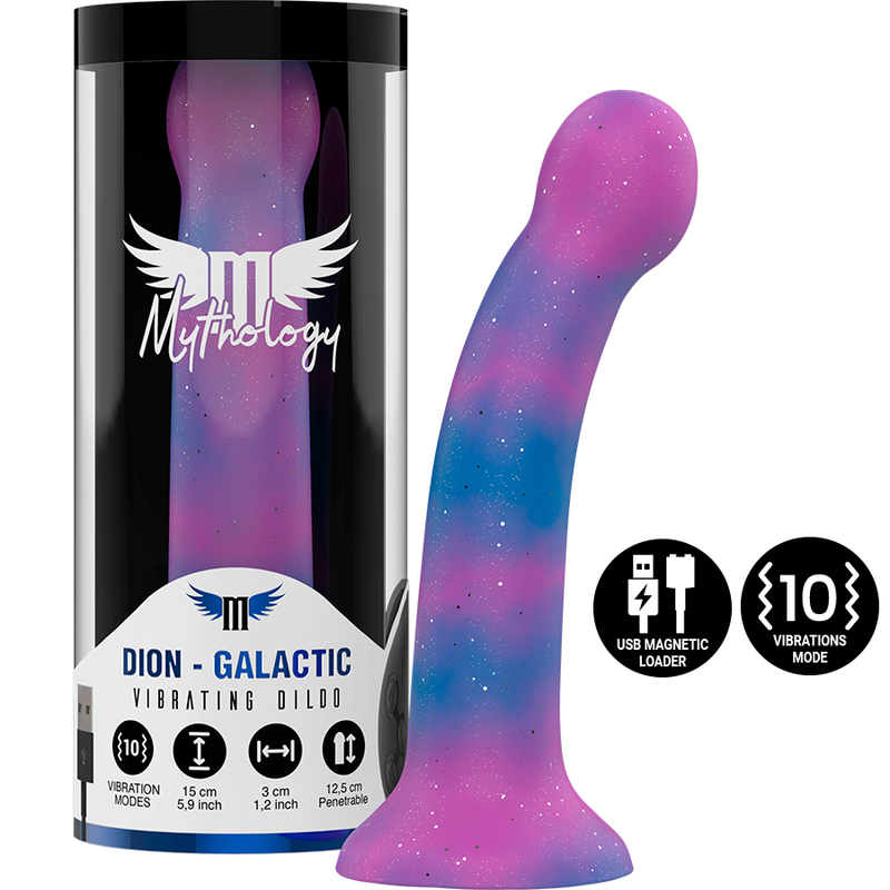 MYTHOLOGY DION GALACTIC DILDO S - VIBRADOR WATCHME TECNOLOGIA SEM FIO COMPATÍVEL