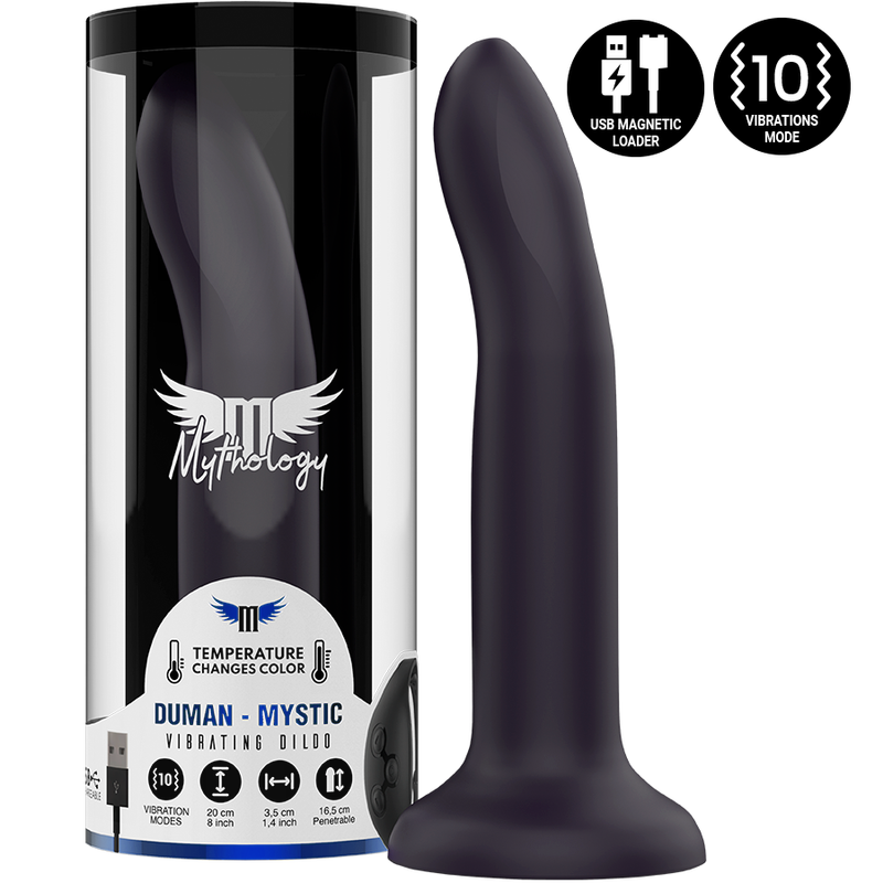 MYTHOLOGY DUMAN MYSTIC DILDO L - VIBRADOR WATCHME TECNOLOGIA SEM FIO COMPATÍVEL