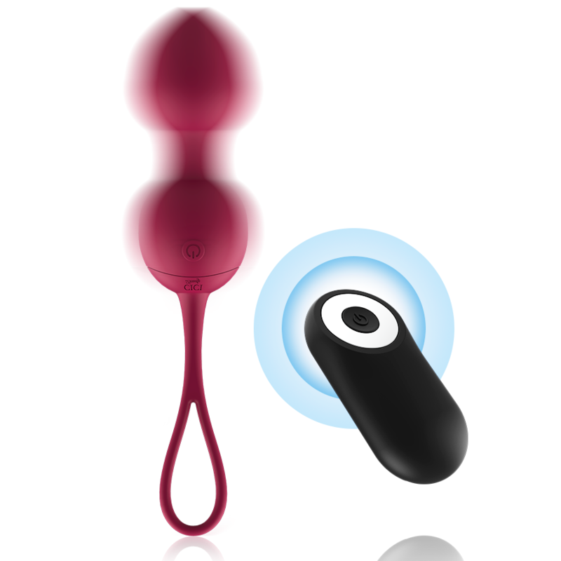 CICI BEAUTY- CONTROLE REMOTO PREMIUM SILICONE 3 VIBRANTES KEGEL BEADS - Image 2
