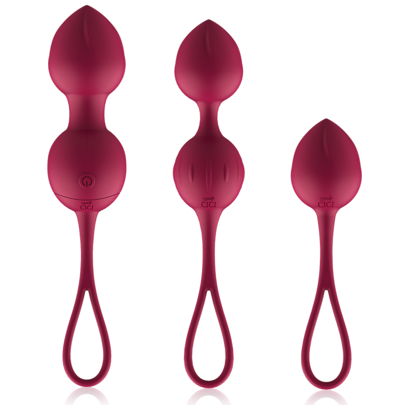 CICI BEAUTY- CONTROLE REMOTO PREMIUM SILICONE 3 VIBRANTES KEGEL BEADS - Image 3