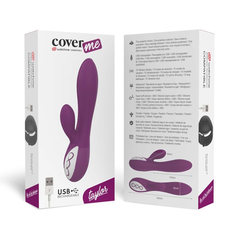 COVERME - VIBRADOR TAYLOR COMPATÍVEL COM A TECNOLOGIA WATCHME WIRELESS - Image 5