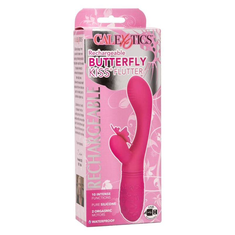 CALIFÓRNIA EXÓTICOS BEIJO DE BORBOLETA FLUTTER ROSA - Image 12