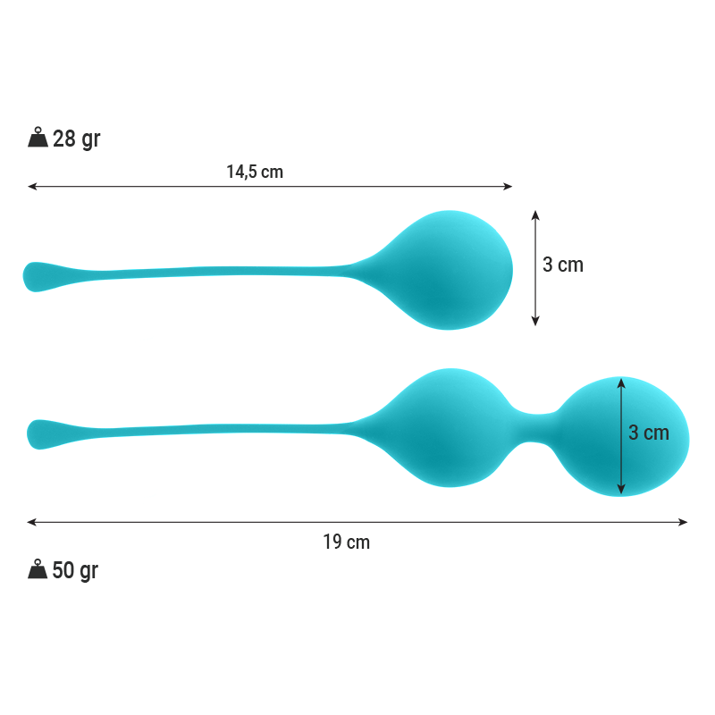 INTENSO - KEGEL BEADS PACK KENDALL BLUE - Image 2