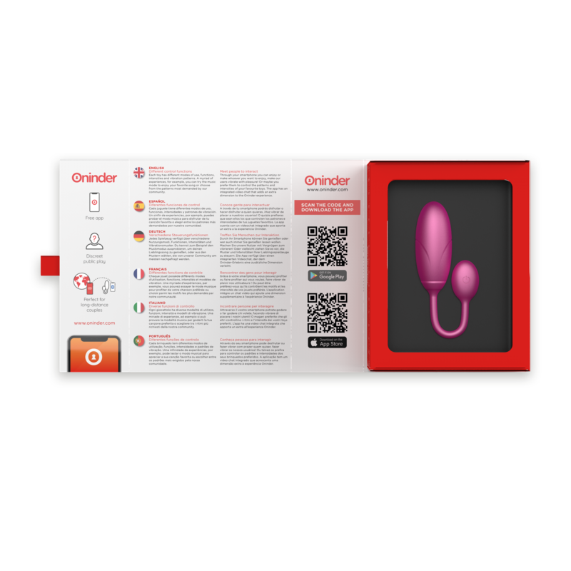 ONINDER - OVO VIBRATÓRIO DENVER 7 X 2,7 CM APLICATIVO GRATUITO - Image 7