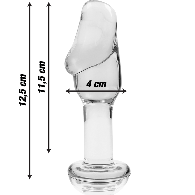 NEBULA SERIES BY IBIZA - MODELO 6 ANAL PLUG VIDRO BOROSILICADO 12,5 X 4 CM - Image 4