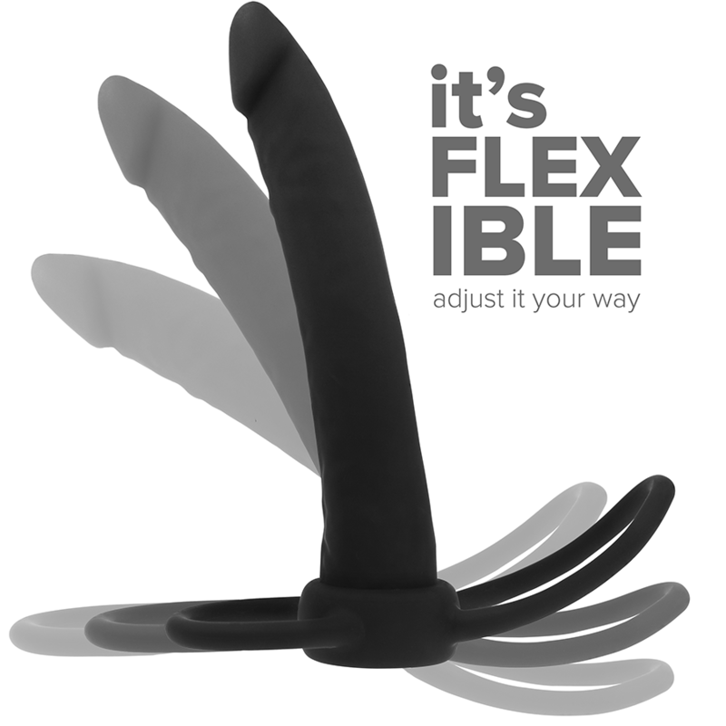 MYTHOLOGY - DILDO ANAL COBI ONYX COM ANEL DE GALO E TESTÍCULO 13 SILICONE CM - Image 5