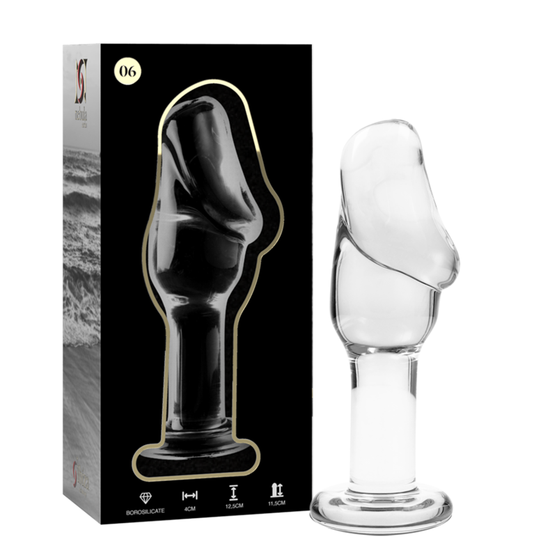 NEBULA SERIES BY IBIZA - MODELO 6 ANAL PLUG VIDRO BOROSILICADO 12,5 X 4 CM - Image 2