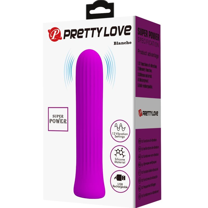 PRETTY LOVE - VIBRADOR ESTIMULADOR BLANCHE ROSA - Image 3