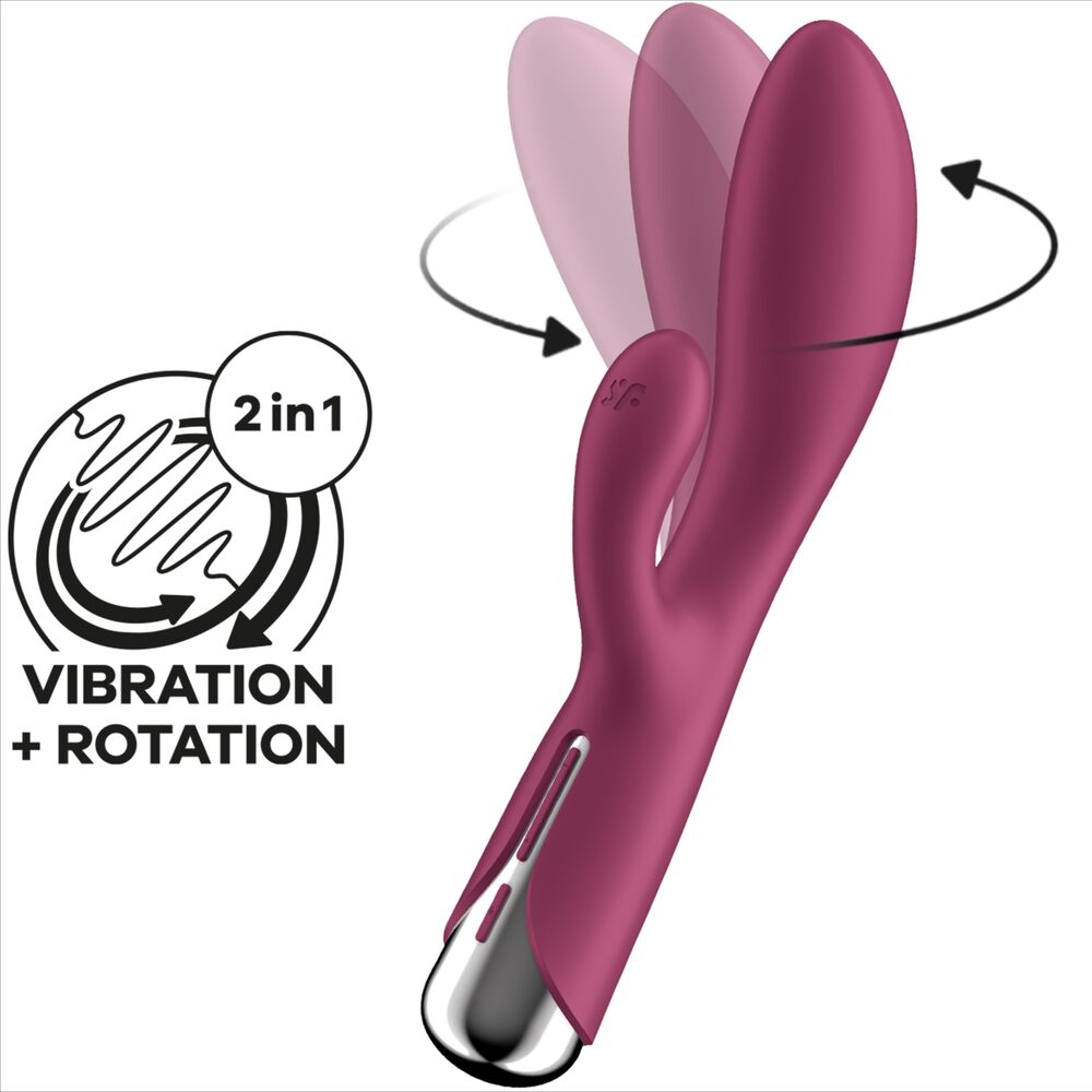 SATISFYER - COELHO GIRATÓRIO 1 CLITÓRIS E ESTIMULAO DE PONTO G - Image 6