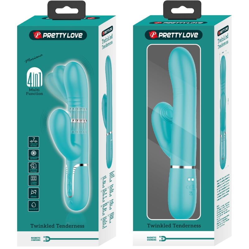 PRETTY LOVE - VIBRADOR MULTIFUNÇÃO G-SPOT AQUA VERDE - Image 4