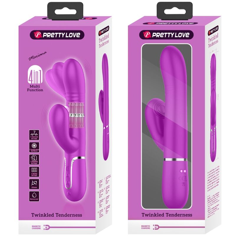 PRETTY LOVE - VIBRADOR MULTIFUNÇÃO G-SPOT FÚCSIA - Image 4