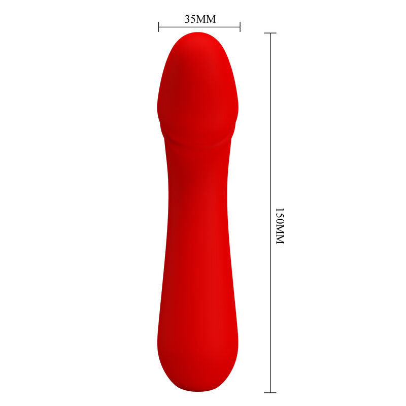 PRETTY LOVE - VIBRADOR RECARREGVEL CETUS VERMELHO - Image 6