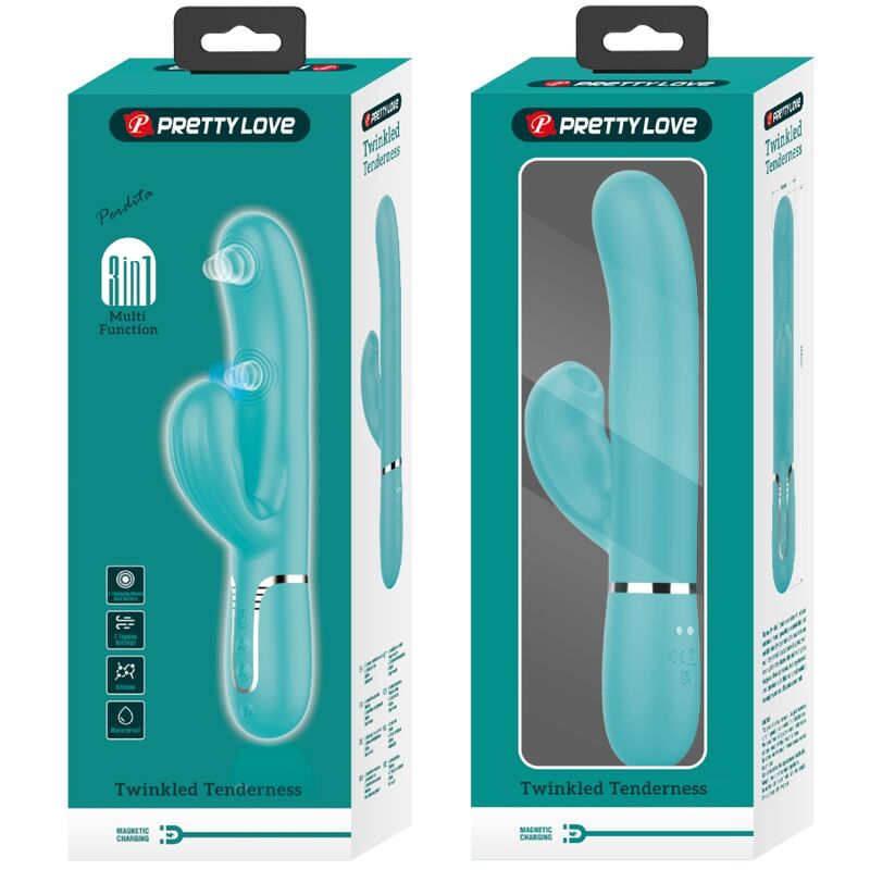 PRETTY LOVE - PERLITA MULTIFUNO 3 EM 1 VIBRADOR G-SPOT AQUA VERDE - Image 11