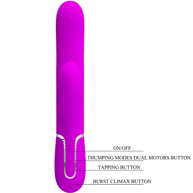 PRETTY LOVE - PERLITA MULTIFUNO 3 EM 1 VIBRADOR G-SPOT VIOLETA - Image 8
