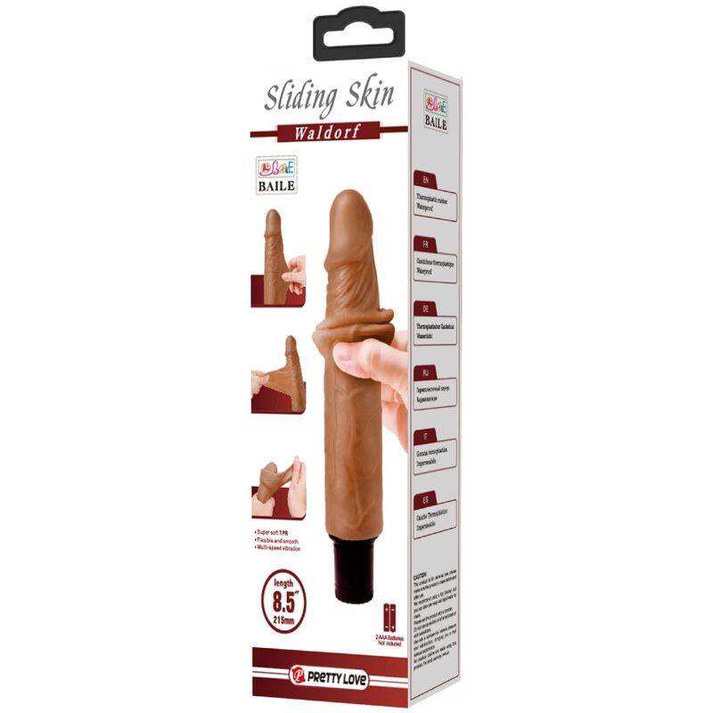 PRETTY LOVE - WALDORF VIBRADOR REALÍSTICO 18 CM -O- 4 CM - Image 10