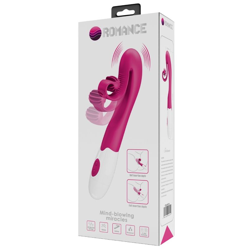ROMANCE - VIBRADOR E ESTIMULADOR 30 VELOCIDADES COR-DE-ROSA - Image 9