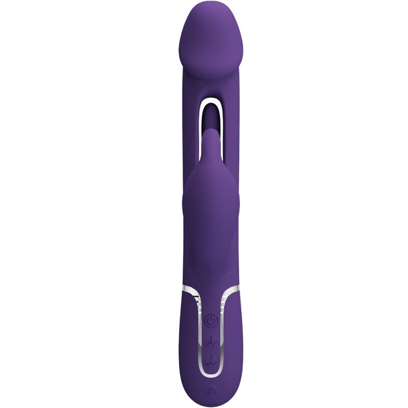 PRETTY LOVE - VIBRADOR COELHO DEJON 3 EM 1 MULTIFUNO AQUA VERDE - Image 3