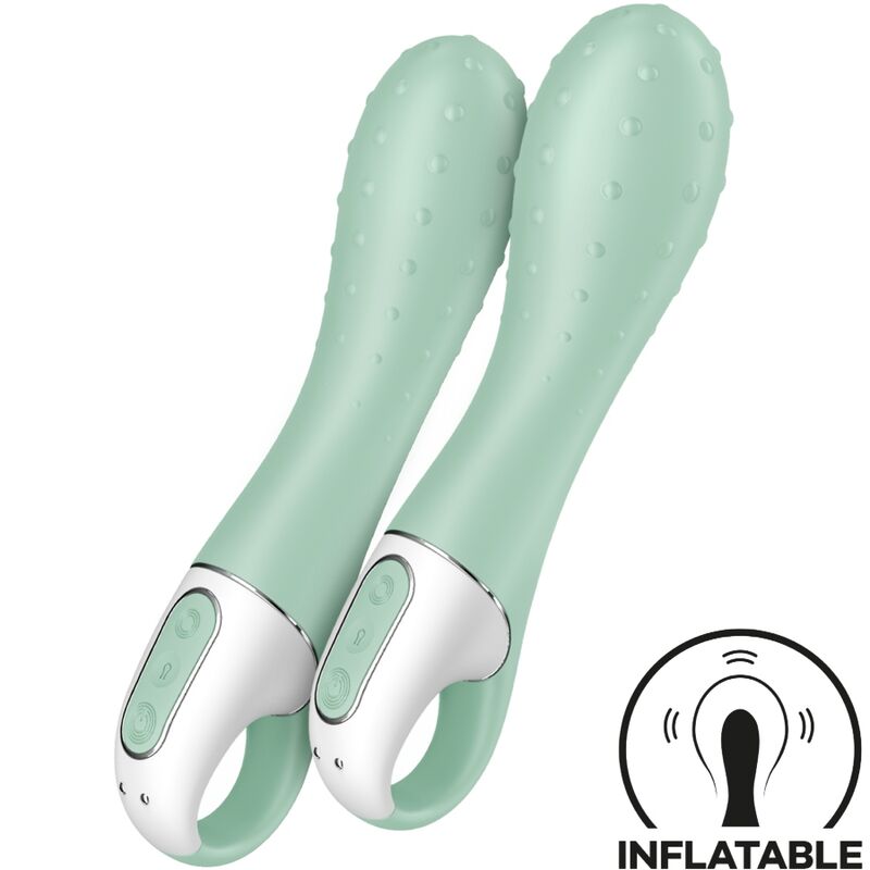 SATISFYER - AIR PUMP VIBRATOR 3 PONTO G INFLÃVEL MENTA