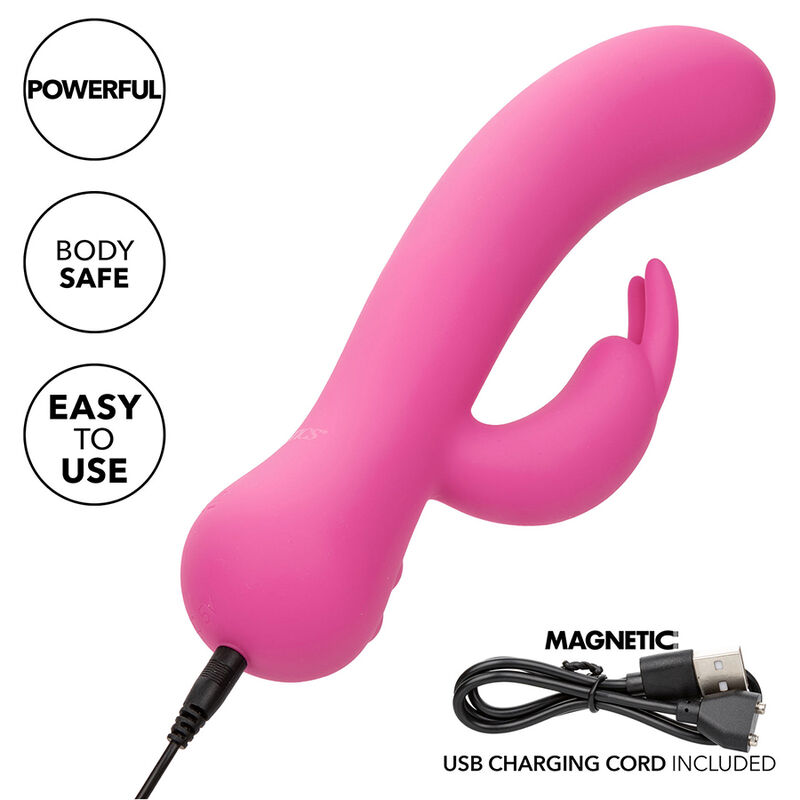 CALEXOTICS - FIRST TIME VIBRADOR COELHO RECARREGÃVEL ROSA - Image 8