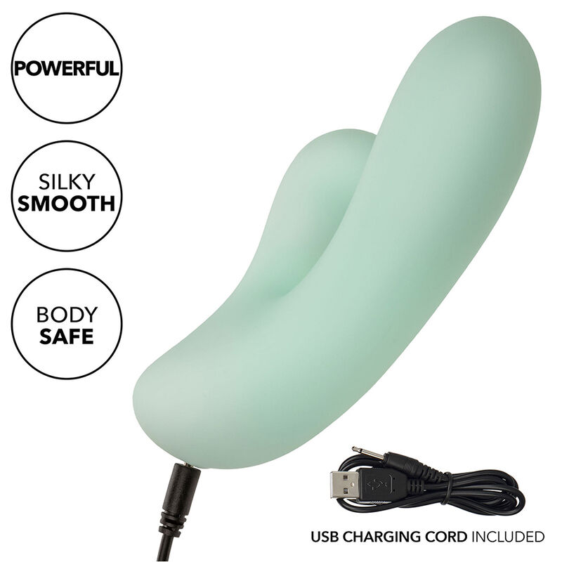 CALEXOTICS - PACIFICA FIJI VIBRADOR E ESTIMULADOR PONTO G 10 VIBRAÃÃES AQUA - Image 9