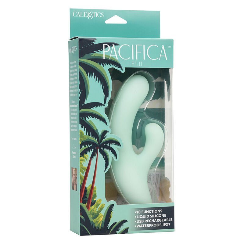 CALEXOTICS - PACIFICA FIJI VIBRADOR E ESTIMULADOR PONTO G 10 VIBRAÃÃES AQUA - Image 10